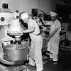 White Lunch Kitchen Staff with Mixers 1950