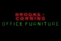 Image of Brooks Corning Office Furniture Sign