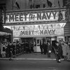 Sea Cadets in front of the Orpheum Theatre 1946