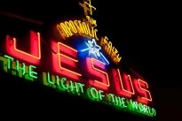 Jesus Light of the World Sign 2001