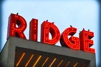 The Ridge Theatre Sign